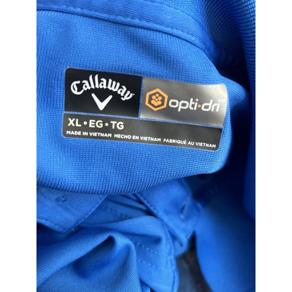 Callaway Opti Dri Blue Polo (Size XL) - Picture 4 of 4